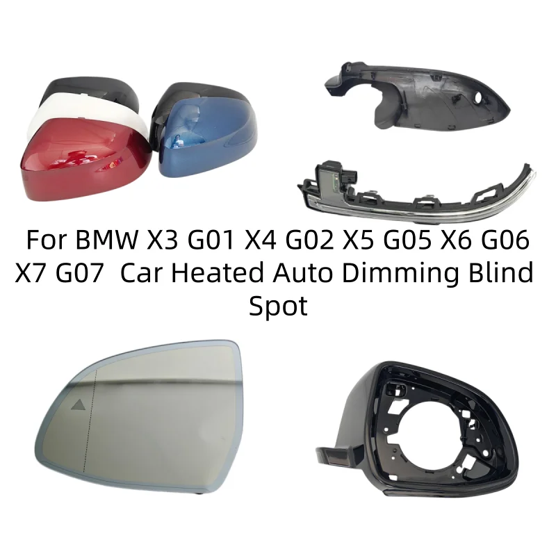 For BMW X3 G01 X4 G02 X5 G05 X6 G06 X7 G07  Car Heated Auto Dimming Blind Spot Mirror Glass Rearview Wing Mirror Glass