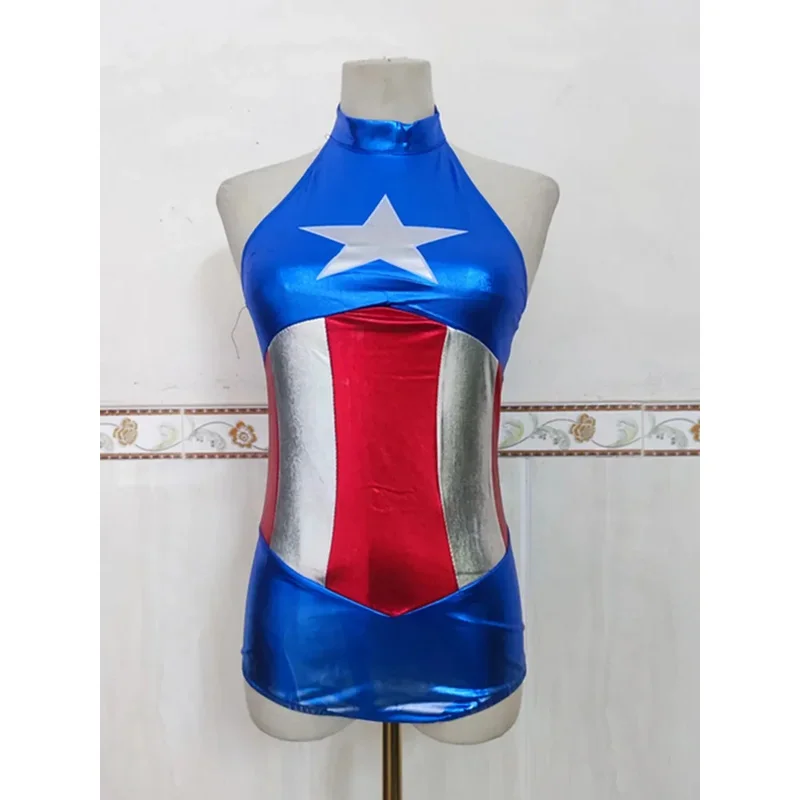 Halloween Purim Super Wonder Hero Cosplay Fancy Dress Carnival Party America Women Captain Fantasia Costume@0Z*