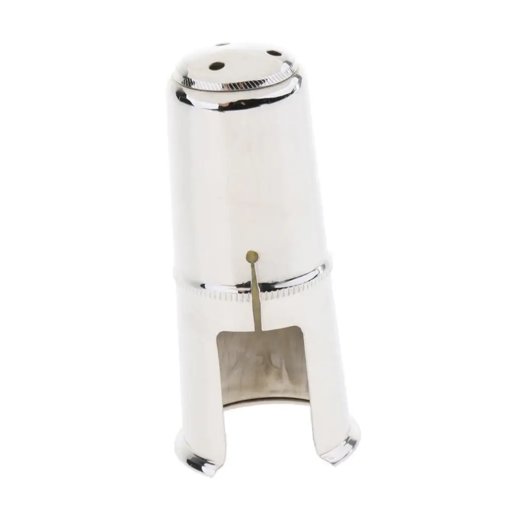 Silver Nickel Plated Bb Clarinet Mouthpiece Cap for Wind Instrument Parts