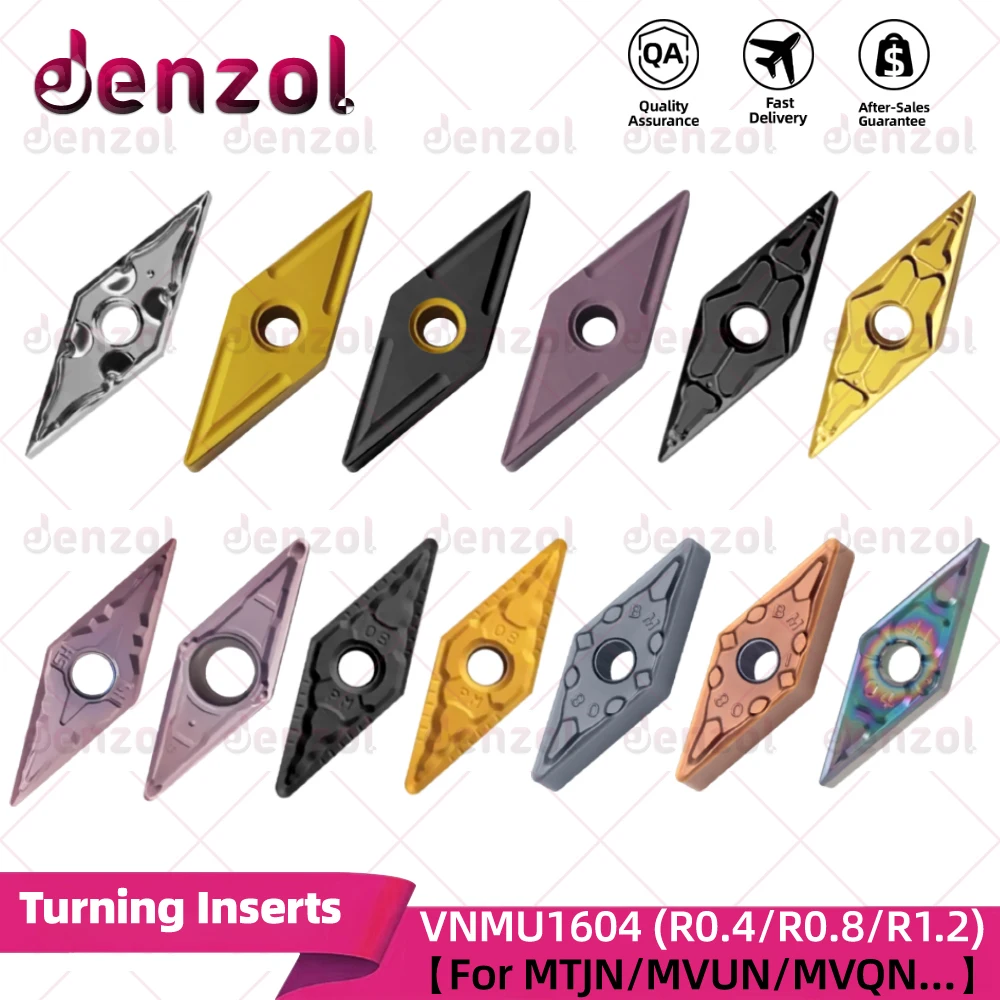 

VNMG160404 VNMG160408 VNMG160412 Insert VNMG 1604 TM PM turning Inserts MVQN MVUN Tool stainless steel parts cast iron quenched