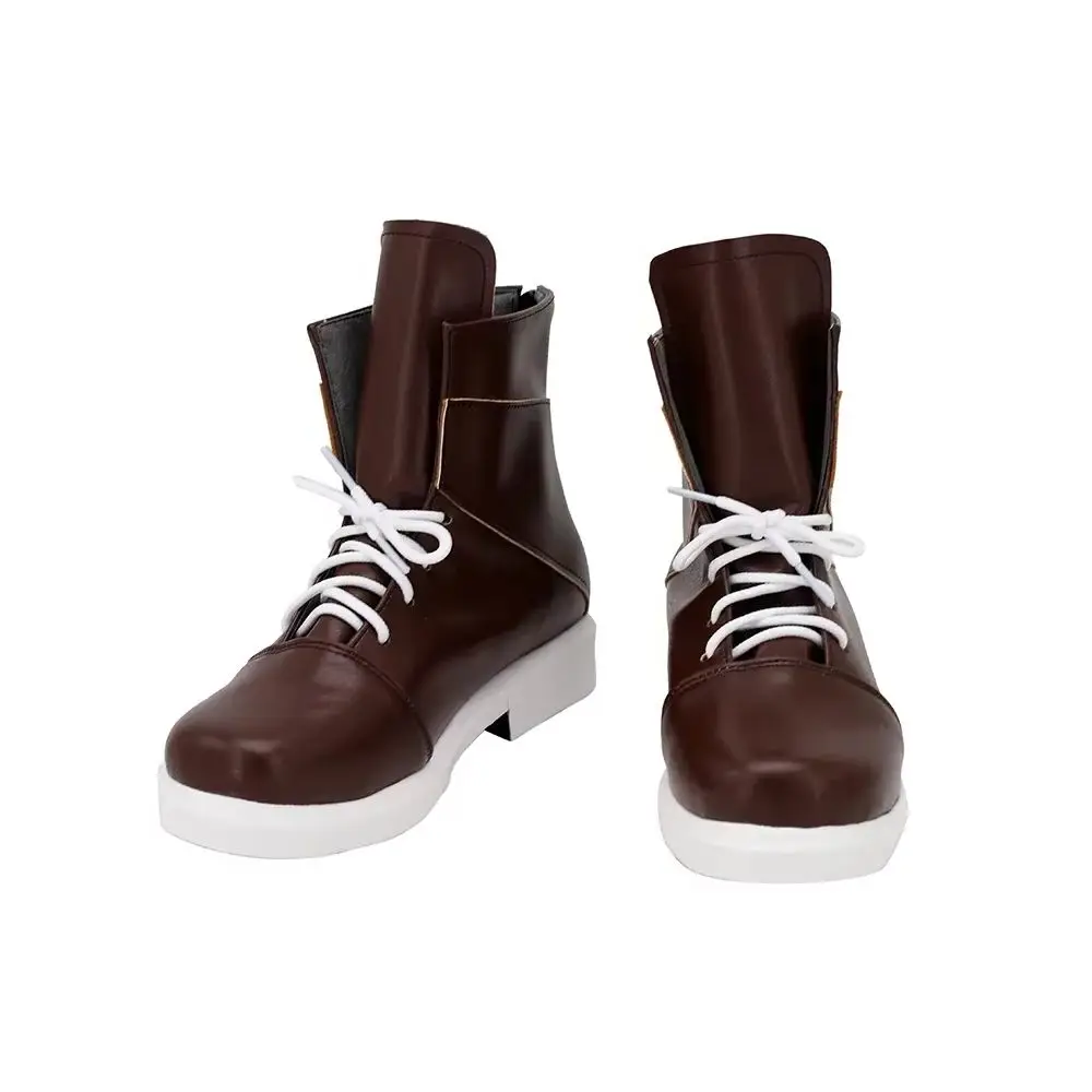 

Arknights Myrrh Сапоги для косплея Коричневые кожаные туфли унисекс на заказ