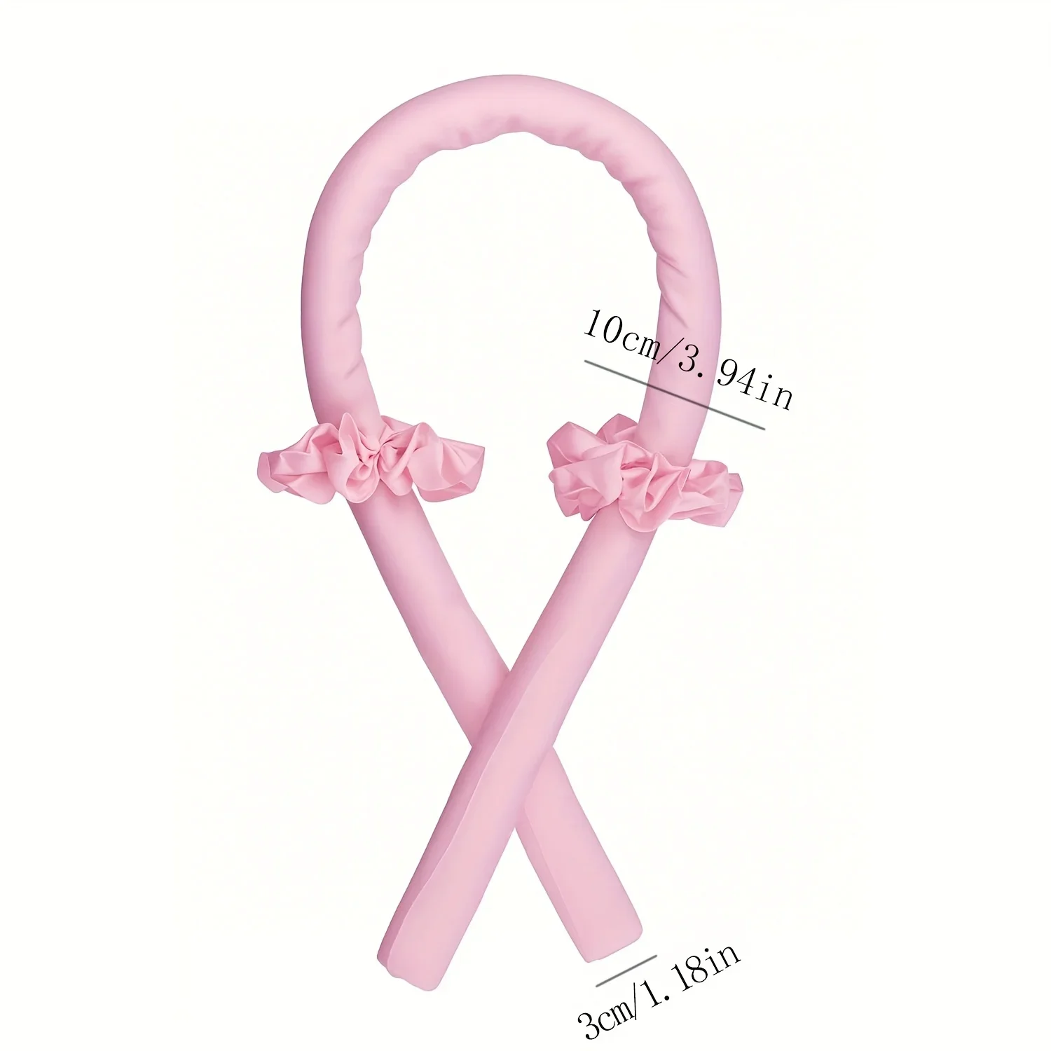 ヒートレスカーリングセット - サテンカーラー、夜間カーリングに最適 - ヘッドバンド付きノンヒートカーラー - 優しく効果的なヘアケア