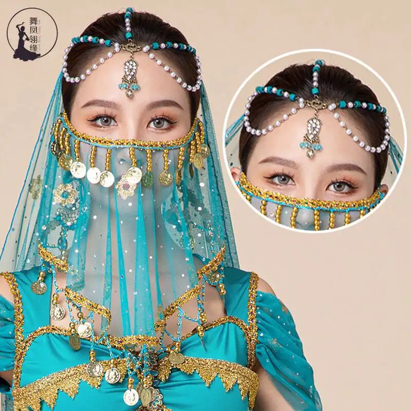 

New Exotic Style Desert Headwear Xinjiang Dance Collocation Jewelry Dunhuang Photo Indian Dance Classical Accessories Women