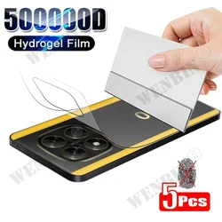 5Pcs Hydrogel Film For Xiaomo Poco X7 X6 Pro 5G Screen Protector For Poco X7 X6 Pro Back Film