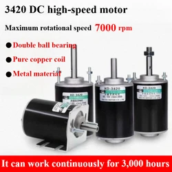 1pcs XD-3420 30W Hoog Koppel DC Motor 12 V/24 V Permanente Magneet Mini DC Motor DIY Generator CW/CCW