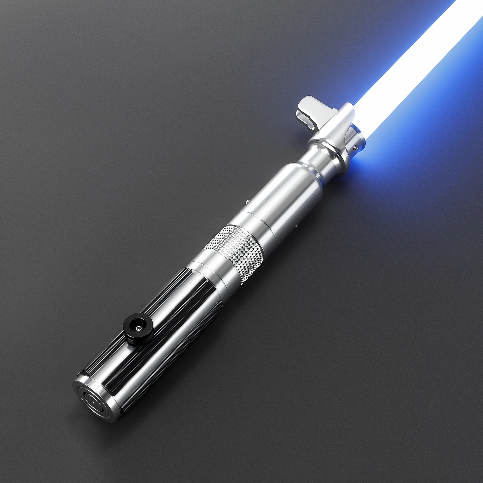 DamienSaber Simplified Anakin Lightsaber Metal Hilt Force Heavy Dueling Light Saber Infinite Color Changing with 34 Sound Fonts view 2