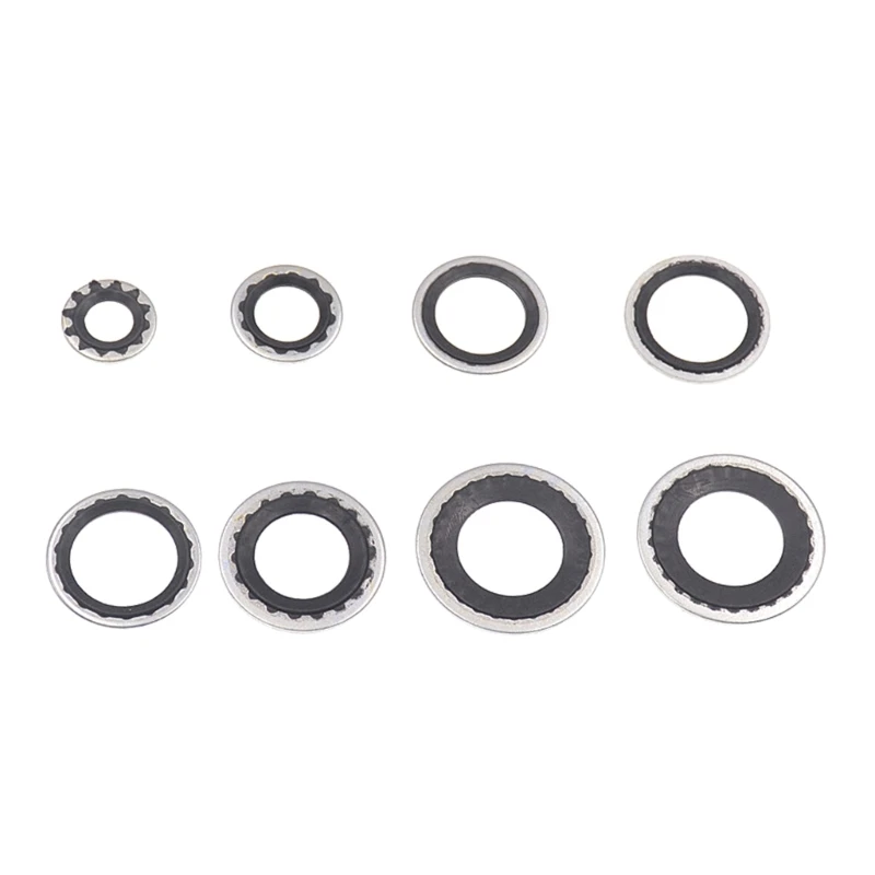 30 Pieces/Set Automotive Air Conditioning System Sealing O-ring Kit Compressor Expansion Valve gaskets Pipe Head Sealing Gasket