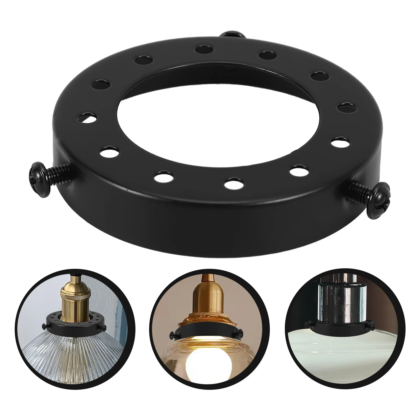 

Retro Lamp Shade Adapter Ring Iron Fixing For Pendant Floor Table Lamps Socket Replacement Parts Light Fixture Accessories