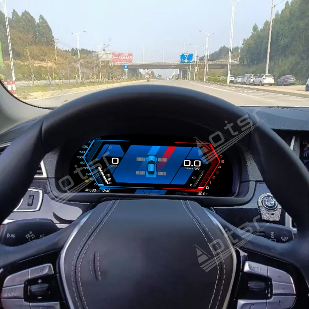 For BMW 5 6 7 Series X3 X4 X5 X6 Series Car Digital Cluster Virtual Cockpit SpeedMeter Dash LCD Screen Multimedia GPS Navigation