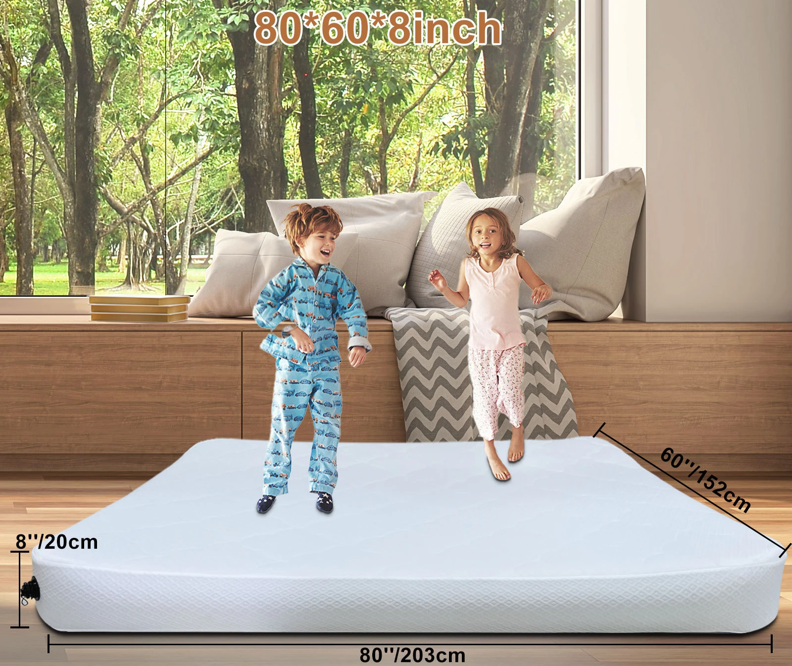 

Inflatable mattress Floor bunk Outdoor camping Home automatic portable folding bed Thickened air mattress bed