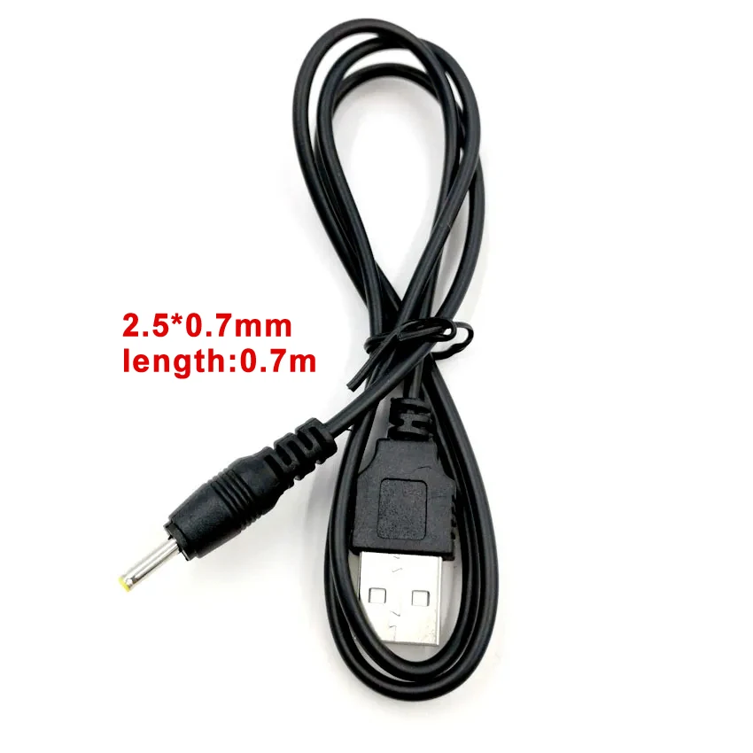 USB 2.0 A Male to DC 2.0*0.6mm 2.5*0.7mm 3.5*1.35mm 4.0*1.7mm 5.5*2.1mm 5 Volt DC Barrel Jack Power Cable Connector Charger Cord
