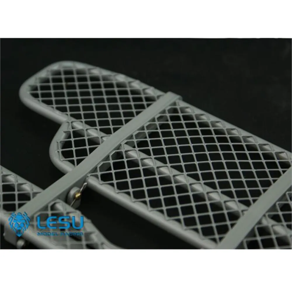 LESU – pare-chocs avant en métal, accessoire de mise à niveau pour voiture, pour Tamiyay RC 1/14 R620 R470, tracteur camion, jouet télécommandé Th02297