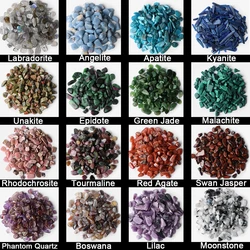 Wholesale Natural Stone Gravel 7-9MM Irregular Quartz Agates Apatite Agat Healing Tumbled Gemstones For Home Aquarium Decoration