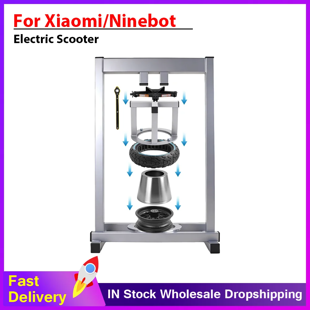 

Non-inflatable Solid Tire Honeycomb Tire Simple Pressing Machine Tool 8.5/10 Inch Electric Scooter for Xiaomi for Ninebot Parts