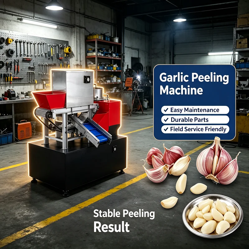 Garlic Processing Line Industrial Auto Skin Stripping Equipment Separator for Bulk Vegetable Production Business