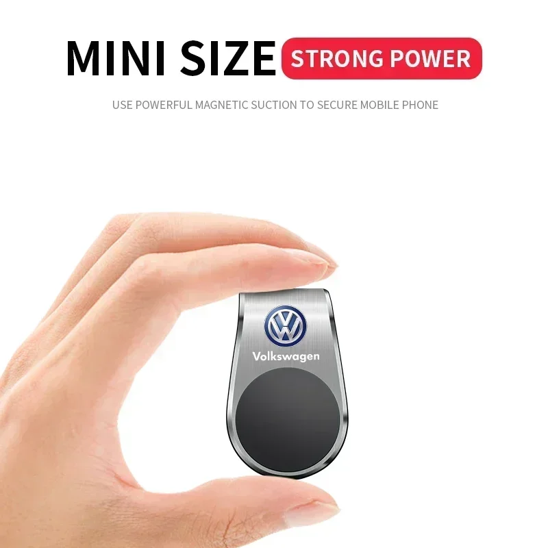 

Декоративные накладки для VW GTI GOLF 2026: Магнитный держатель для телефона L-типа для VW VOLKSWAGEN, автомобильная подставка-клипса для смартфона