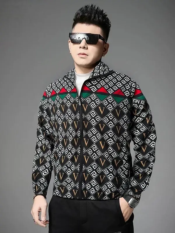 

ZhanChao Brand 2026 Spring Autumn New Men's Jacket Trendy Casual Hooded Men's High-End Feeling Leisure Outerwear