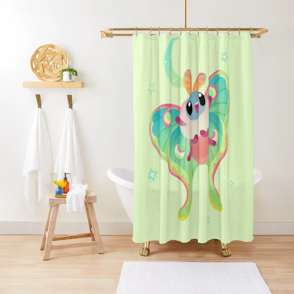 

Luna Moth Shower Curtain Shower Bathroom Shower Set Bathroom Decor Bathroom And Products Curtain