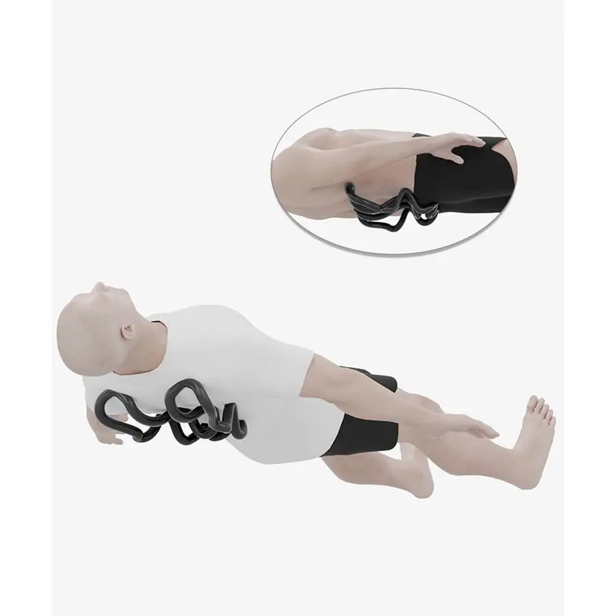 الافراج عن هوب تدليك الورك فليكسور Psoas Piriformis Glute SI المشتركة الكتف شفرة شبه منحرف المعين كامل الظهر الليفي العضلي الزناد #4