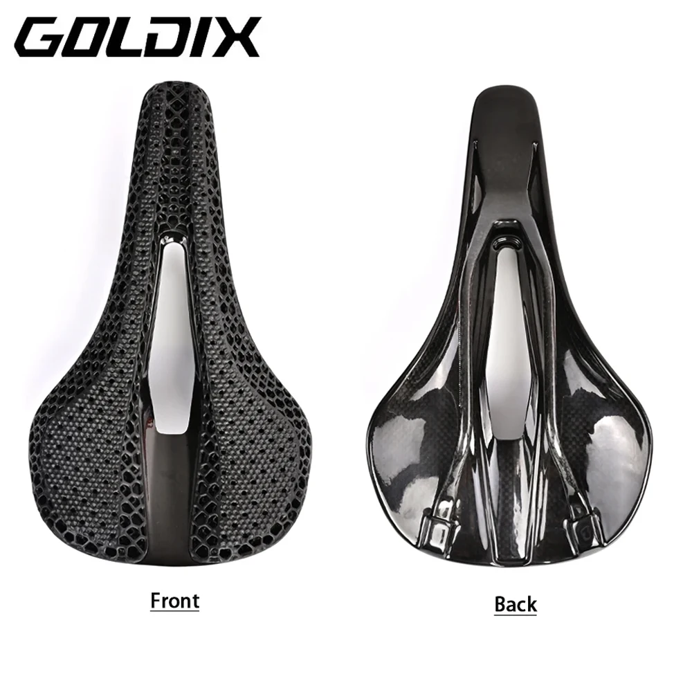 

Велосипедное седло GOLDIX из карбона, 3D-печать, ультралегкое, полое, дышащее, для шоссейных и горных велосипедов, гоночное седло, велоподушка, запчасти для велосипедов