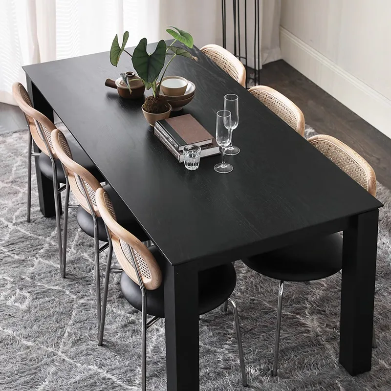 

Medieval retro style, oak all solid wood rectangular dining table