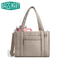 BAGSMART Bolso de mano pequeño para mujer, bolso cruzado ligero con cremallera, mini bolso de hombro para viajes, trabajo, universidad