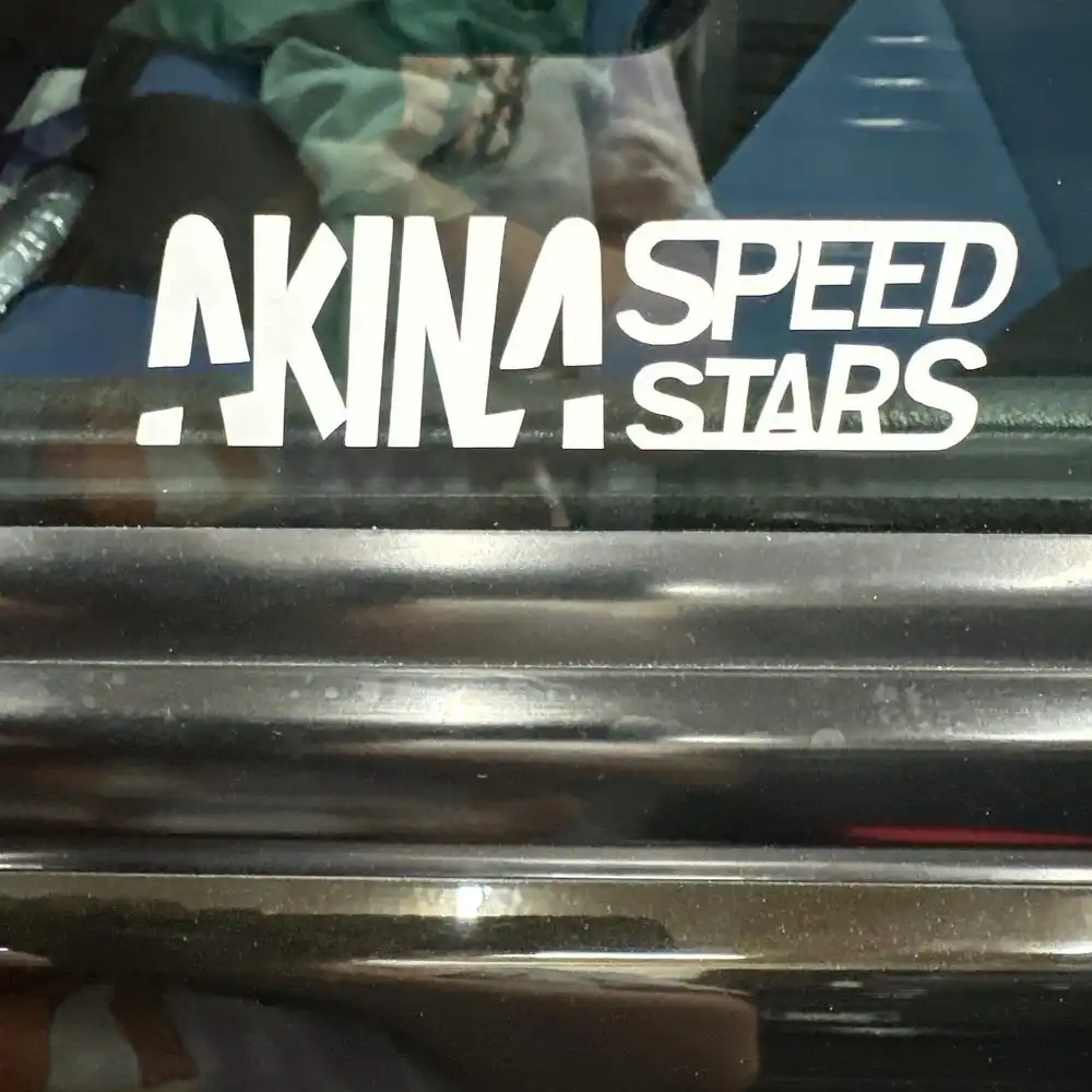 Akina Speed Stars Car Decals Windows Bumper Vinyl Tuning Stickers Accessories Self-adhesive Glue view 5