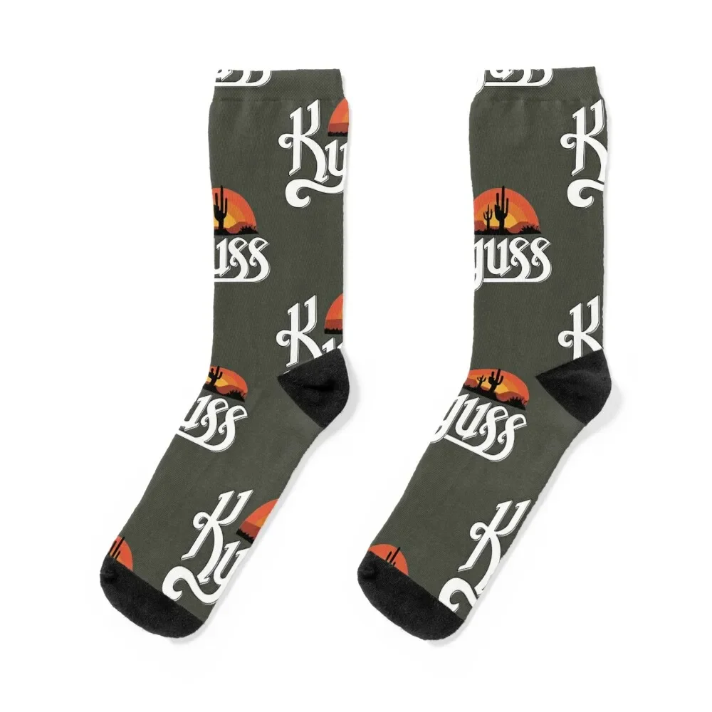 

Kyuss to Queens of The Stone Age Socks retro custom sports anti-slip basketball Socks For Men Women's