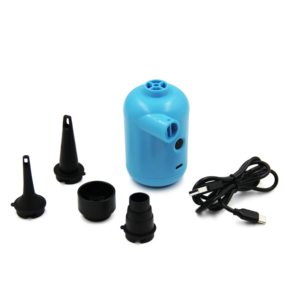 Mini Air Pump Portable for Camping, Electric Inflator, Mattress Mat, Pillow, Swimming Ring, Boat, DC 5V, USB Charging