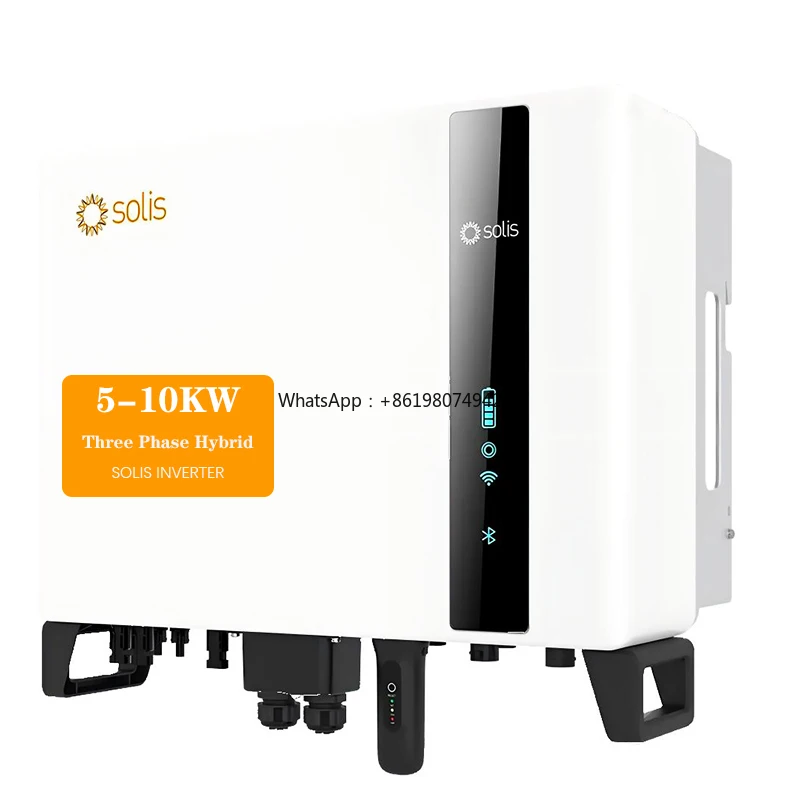 Solis Three Phase on Off Grid Inverter With Energy Storage Capacity Connect Lithium Battery for Solar System