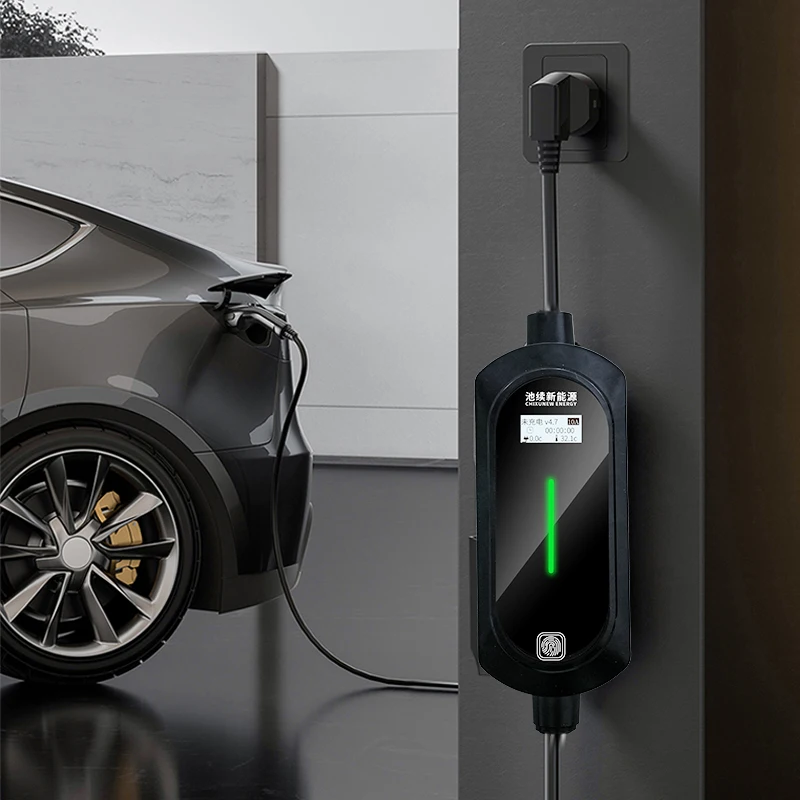 Stazione di ricarica portatile per carica auto diretta in fabbrica Stazione di ricarica portatile per caricabatterie Ev