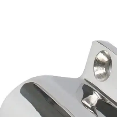 

6.7*5.5*4.1cm Mirror-Polished Rectangle Stanchion Base For Yacht Hardware Marine Deck Fitting Easy=Install Stainless Steel