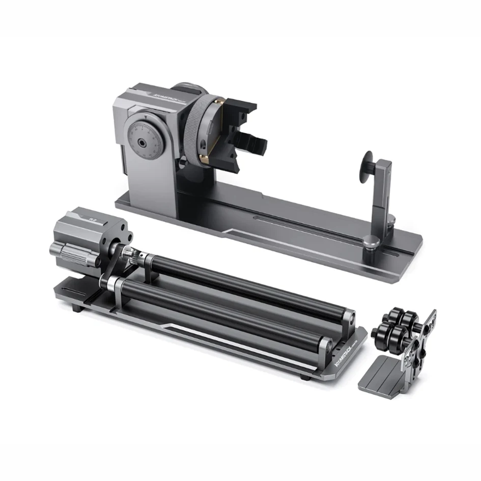 Atomstack Maker R1 PRO multifunctionele boorhouder en rolroterend Compatibel met 95% lasergraveerder CNC-graveersnijmachine