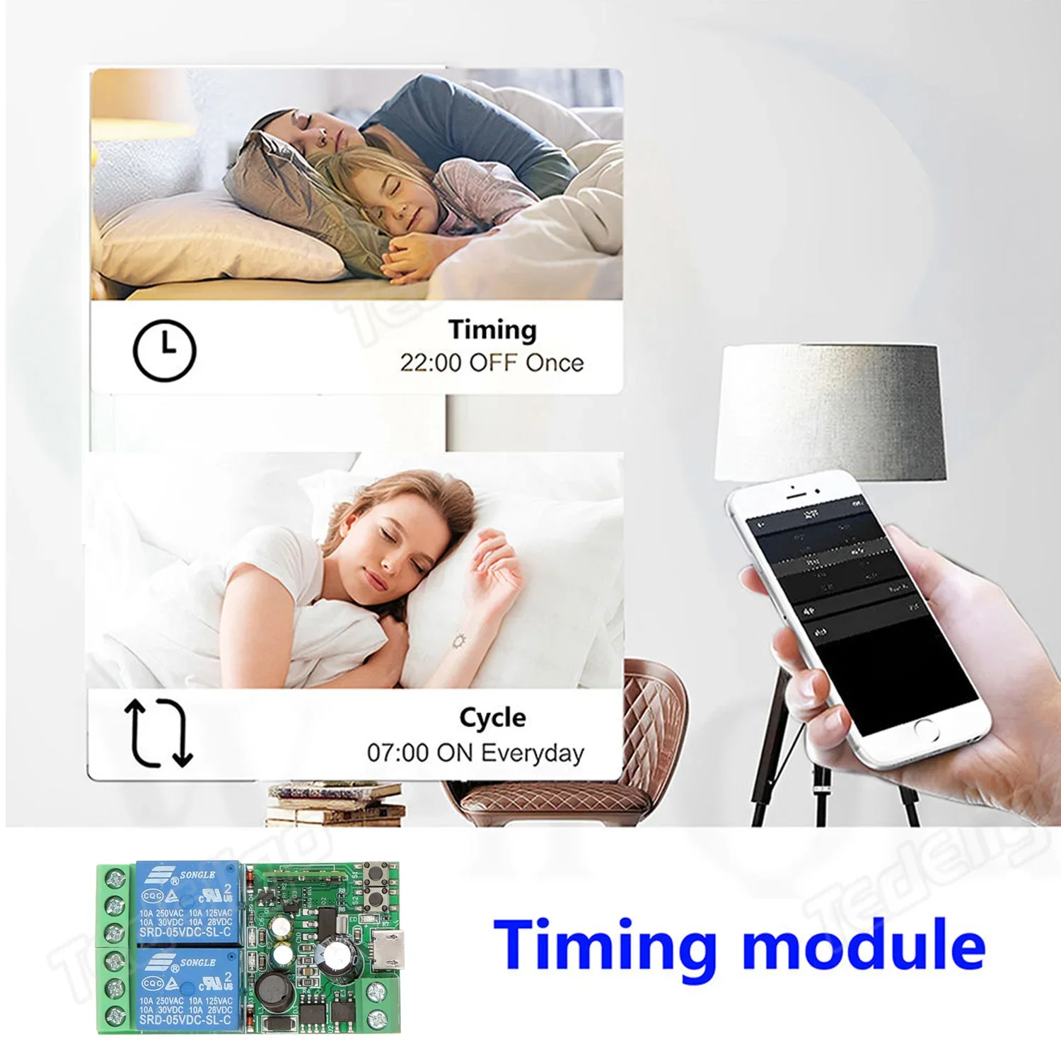 EWelink WiFi Smart Relay Switch DC 12V 24V 48V Module 2 Channel 2.4GHz Remote Control Work with Alexa Googole Home Voice Control