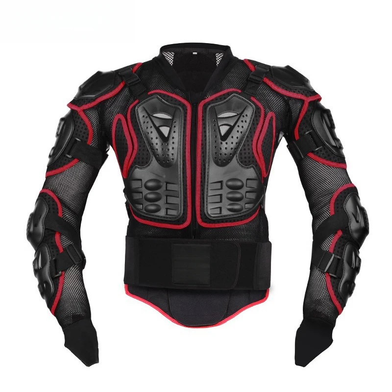 Toepasselijke motorfiets anti-pantser beschermende uitrusting fietskleding pantser buitensporten motorfiets knie- en elleboogbeschermer borstbescherming