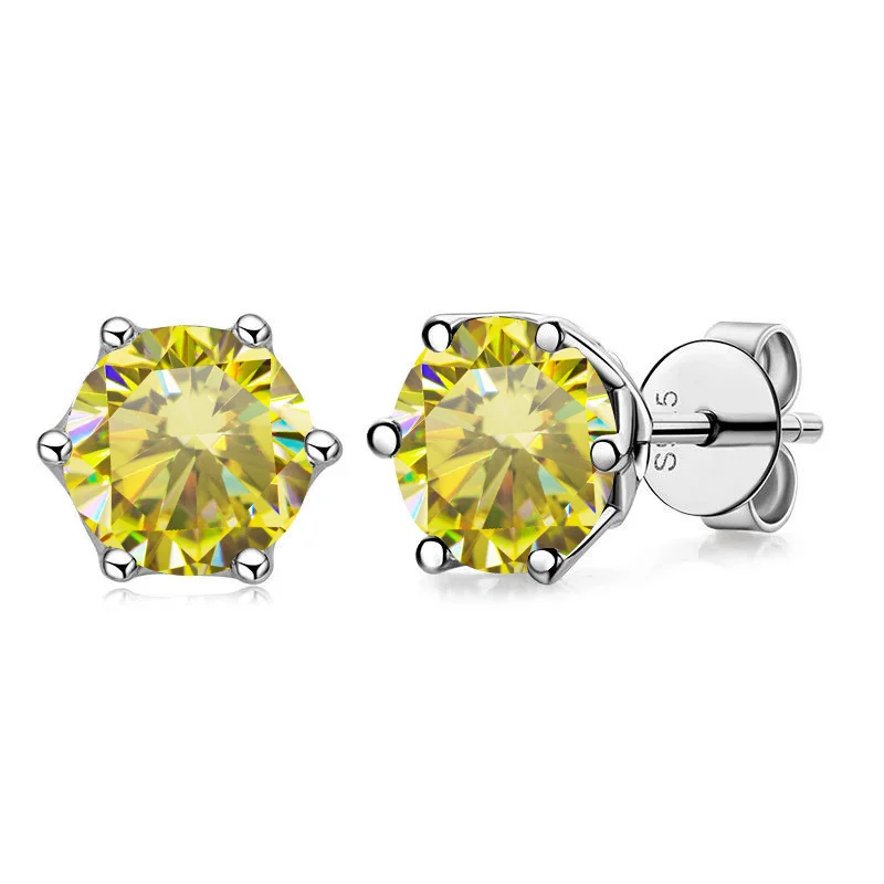 Butterflykiss Echte 1 CT D-Farbe Moissanit-Ohrstecker für Damen, Top-Qualität, 925er Sterlingsilber, funkelnder Hochzeitsschmuck – Detail 23