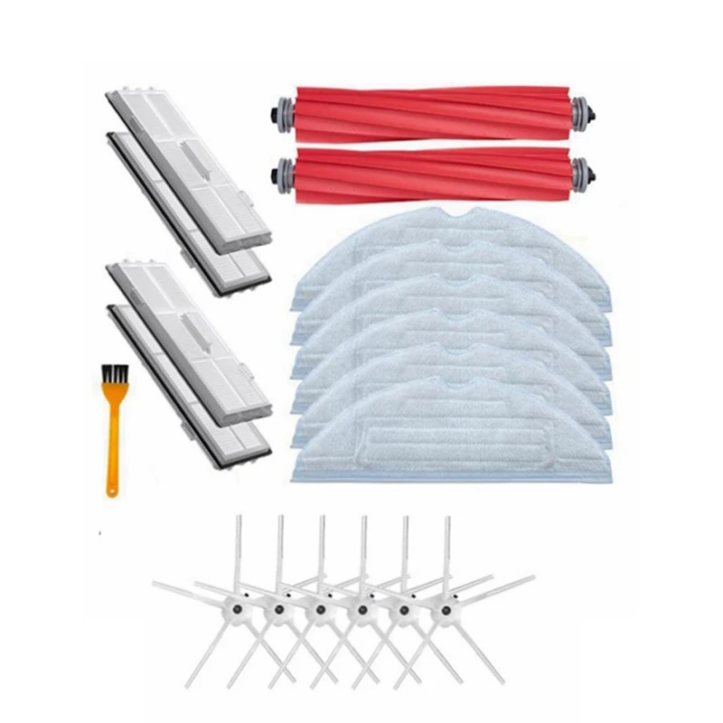 19PCS High Quality Hepa Filter For Xiaomi Roborock T7S T7plus T7splus S7 Mopping Cloth Spare Parts
