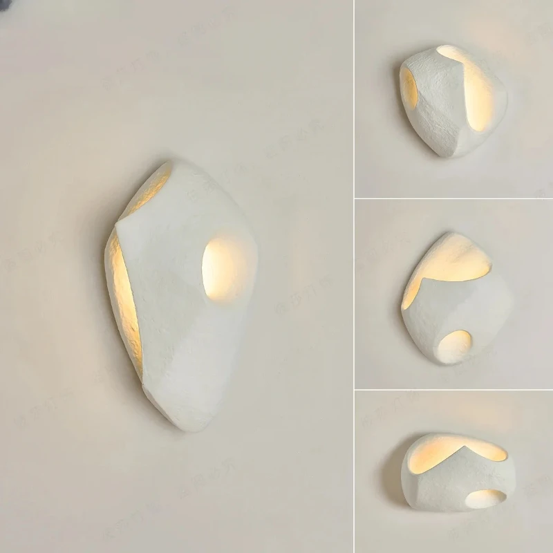 北欧ランプ中年スタイルわびさびスタイルコーヒーショップクリーミーウォールランプリビングルームベッドルームベッドサイド装飾屋内照明