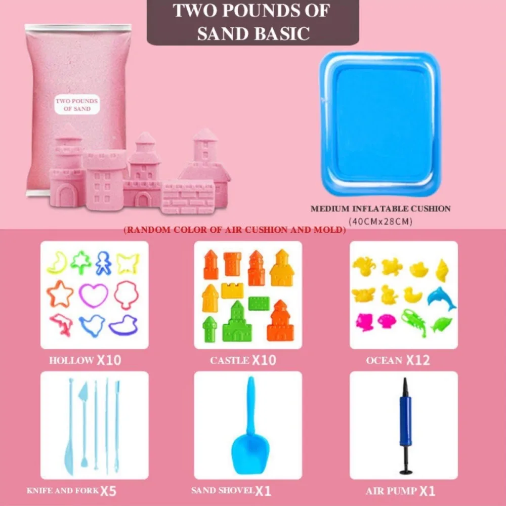 Modelli Spazio Sabbia Texture di cotone A flusso lento Sabbia a movimento lento Plastilina Argilla Kit fai da te Sabbia Montessori Gioco per bambini