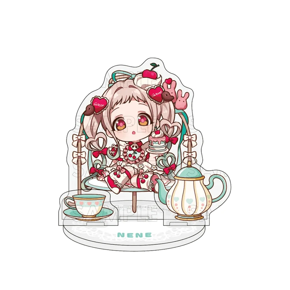 Toilet Bound Hanako Kun Nene Yashiro 10cm Acrylic Stand Keychain Chibi Tea Party Dessert Ver Tabletop Desk Ornament Figure Gift