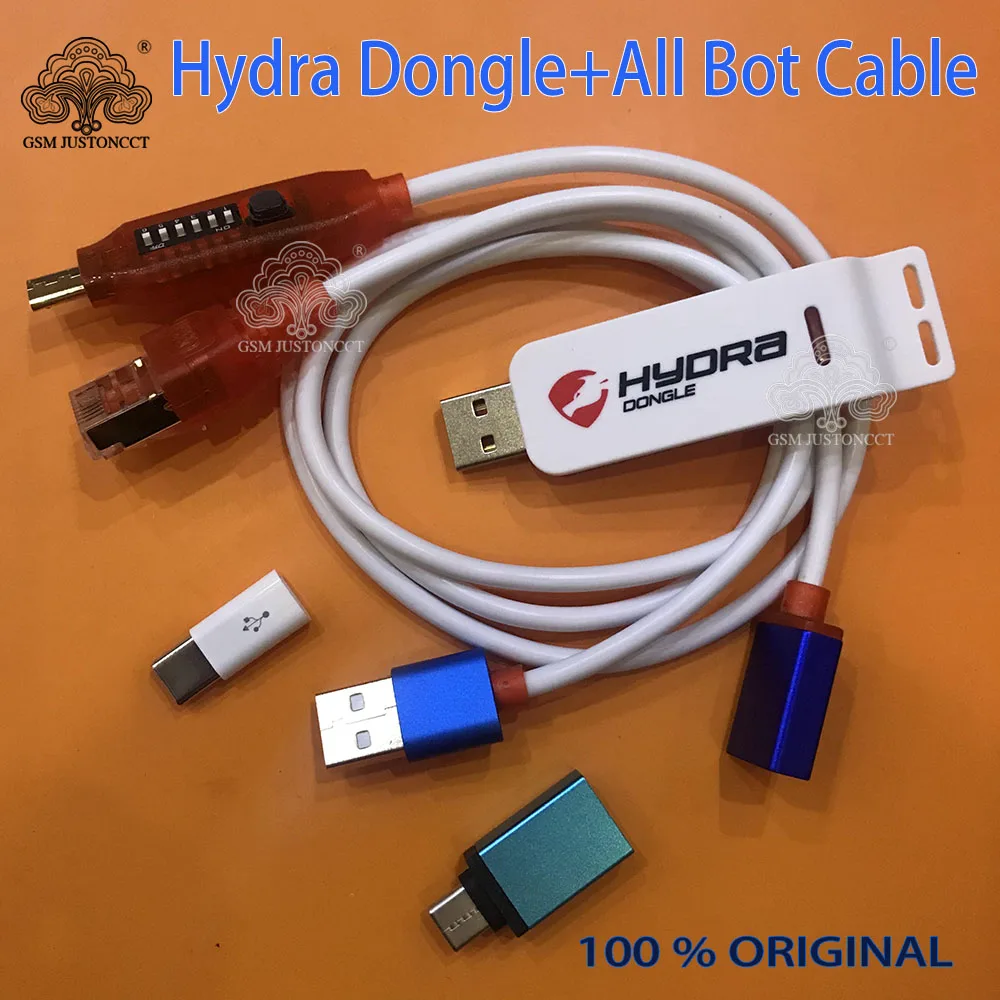 2024 New Original Hydra Dongle is the key for all HYDRA USB Tool softwares +UMF ALL Boot cable set (EASY SWITCHING) & Micro