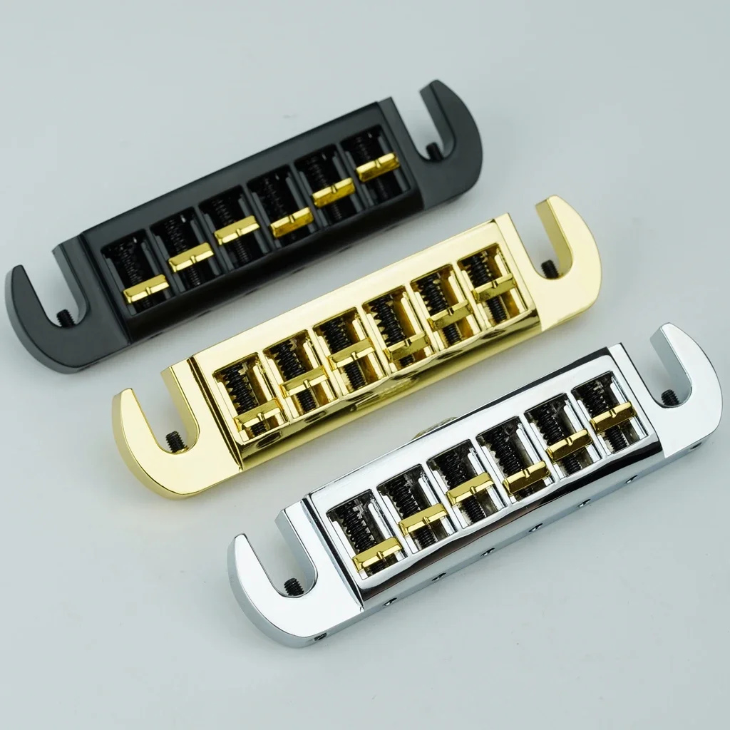 Adjustable Wraparound Tailpiece Bridge for LP Electric Guitar WOGT Kirsite