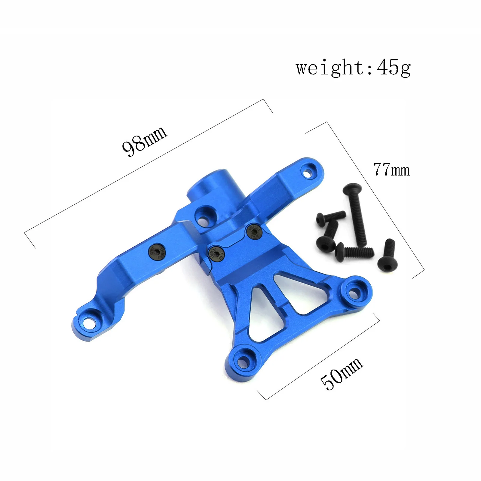 Metalen Front Upper Stuurbel Crank Ondersteuning Voor X-MAXX 1/5 7746 CNC upgrade onderdelen voor Rc TRUCK RC CRAWLER AUTOMODELLEN