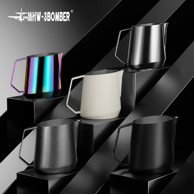 

MHW-3BOMBER GT Milk Frothing Pitcher 600ml Stainless Steel Steam Milk Pitcher Jug for Espresso Latte Coffee Barista Accessories