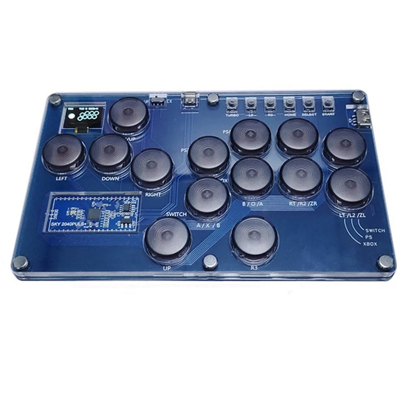 

Fight Stick Game Controller Fight Stick Arcade Joystick Hot-Swap Controller Mini Hitbox Console For PC/Switch/PS3/PS4