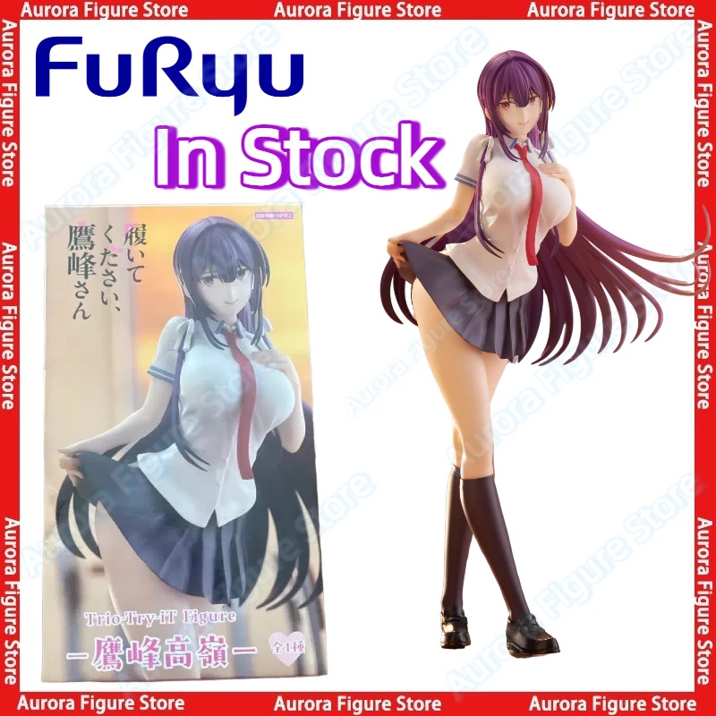 

В наличии FuRyu Trio-Try-iT Фигурка TTi Haite Kudasai Takamine-san Takane Takamine Desktop Cute Doll Аниме Фигурки Игрушки Модель ПВХ