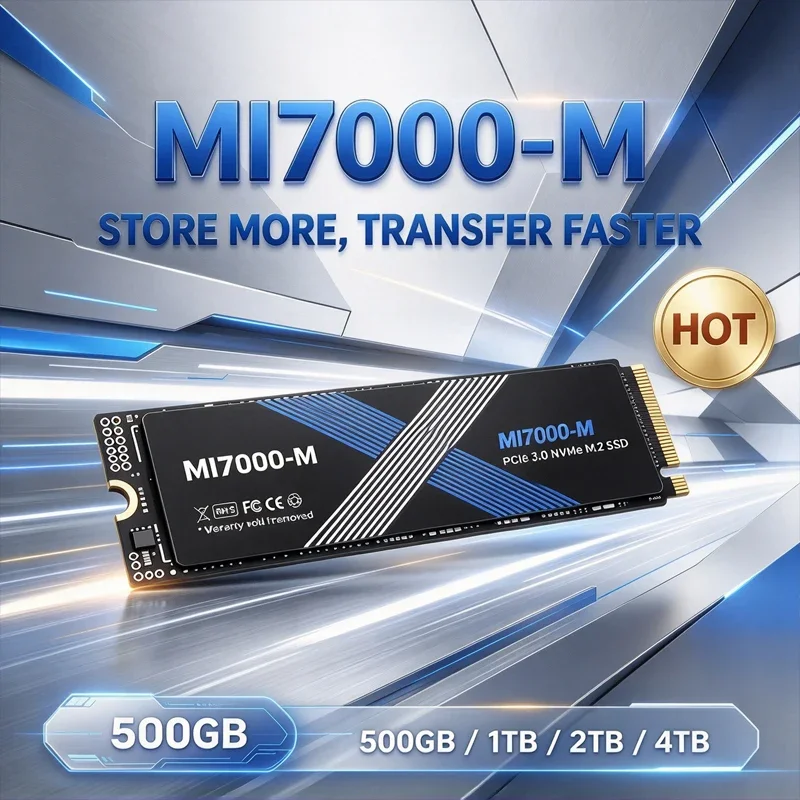 MI7000-M M.2 SSD Hard Disk 500GB 1TB 2TB 4TB High Speed NVMe M2 SSD PCIe 3.0 Internal Solid State  Drive Laptop Desktop PC