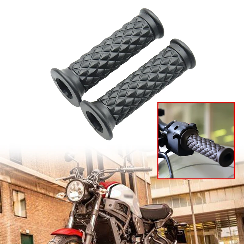 

21 24MM Universal Fit For Honda Yamaha Suzuki Kawasaki BMW Accessories Motorcycle Grips Handle Non Slip Rubber Handlebar Grips