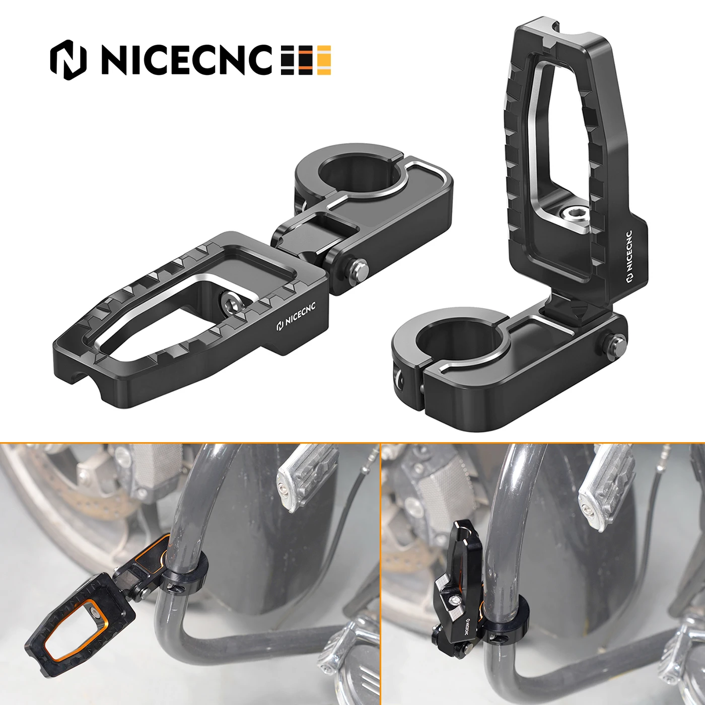 

For 2014-2023 Harley Street Glide Special Road King Motorcycle 1.25" Bar Highway Foot Pegs for Harley Road King Special 2017-23