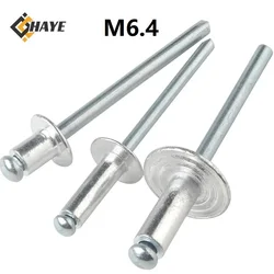 M6.4 Aluminium Mushroon Head Break Mandrel Blind Rivets 5 6 8 10 12 13 16 20 25mm Nail Pop Rivet For Furniture Car Aircraft